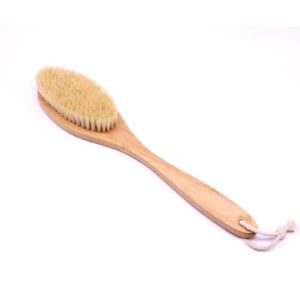 Sisal Bristle Wooden Bath Brush