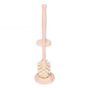 Beech Wood Handle Toilet Brush Set